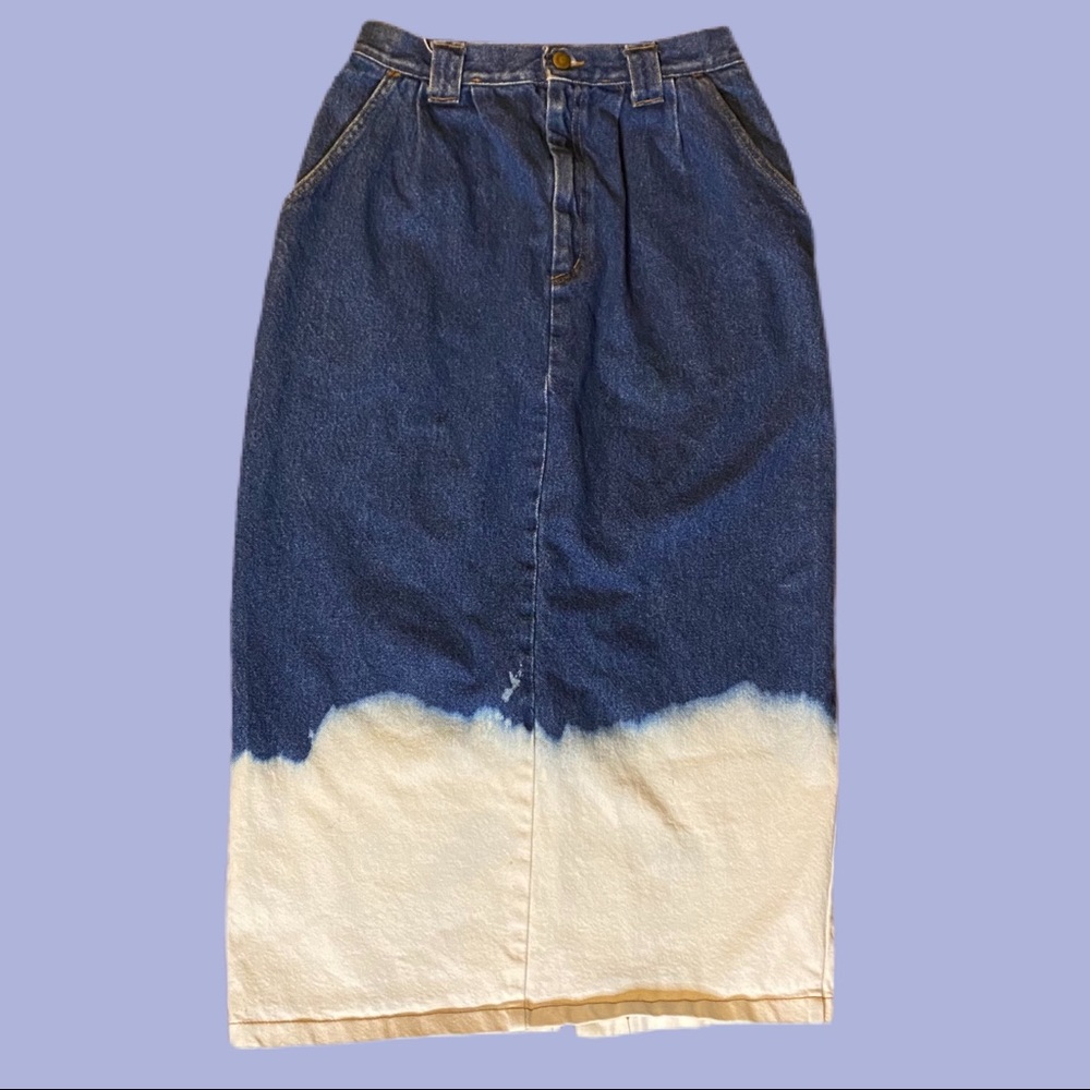 Dip Dye Denim skirt
